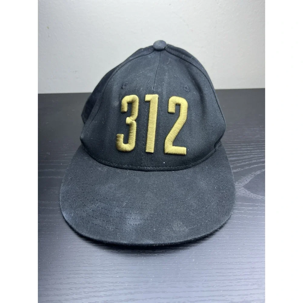 312 White Sox Black Baseball Cap Chicago Sox Hat Snapback